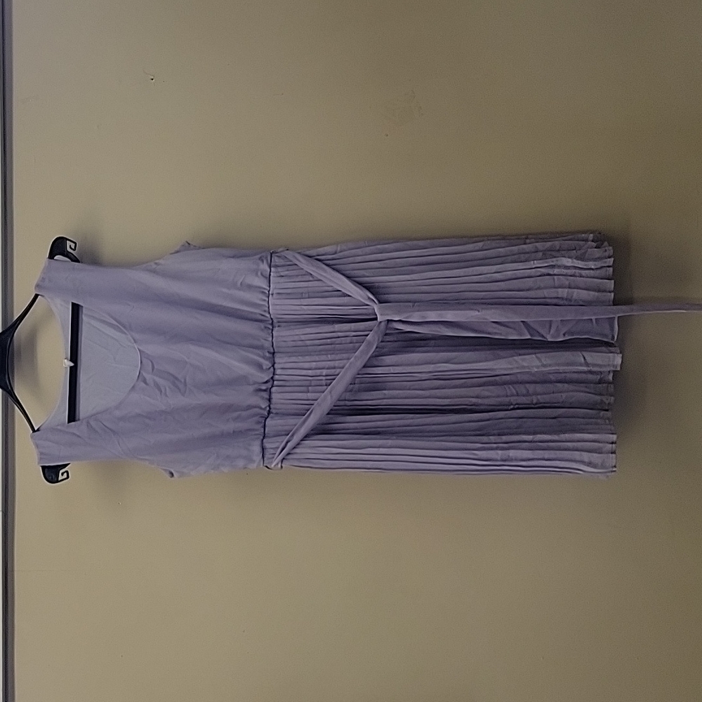 Pink Blush midi maternity dress
